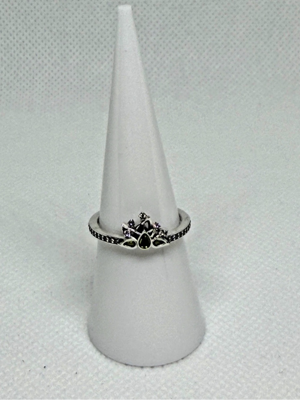 Pandora Disney Princess Tiana Tiara Ring 193653C01-52 US Size 6